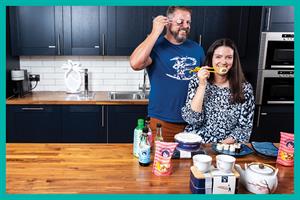 Mike Williams and Louise Moneypenny