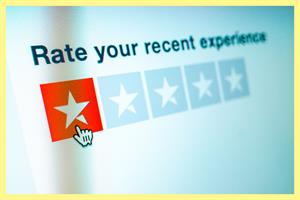 A one-star rating