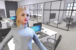 Avatar in metaverse office