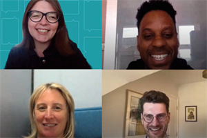 Fiona Brunskill, Alex Hunter, Rebecca Jones and Elliott Rae