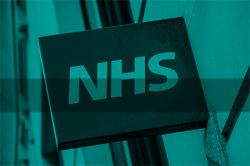 NHS sign