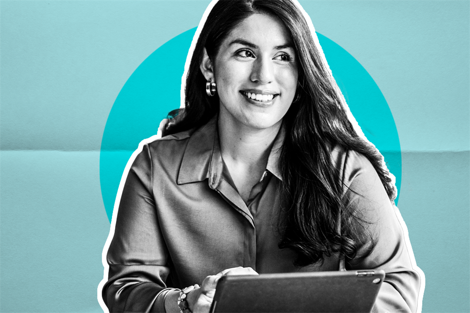 person working on ipad