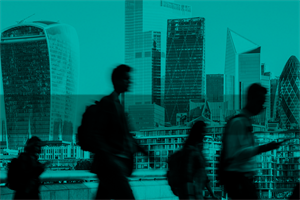 People walking in the City