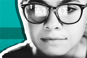 Close up of a woman's face