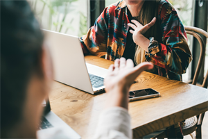 people having difficult conversation