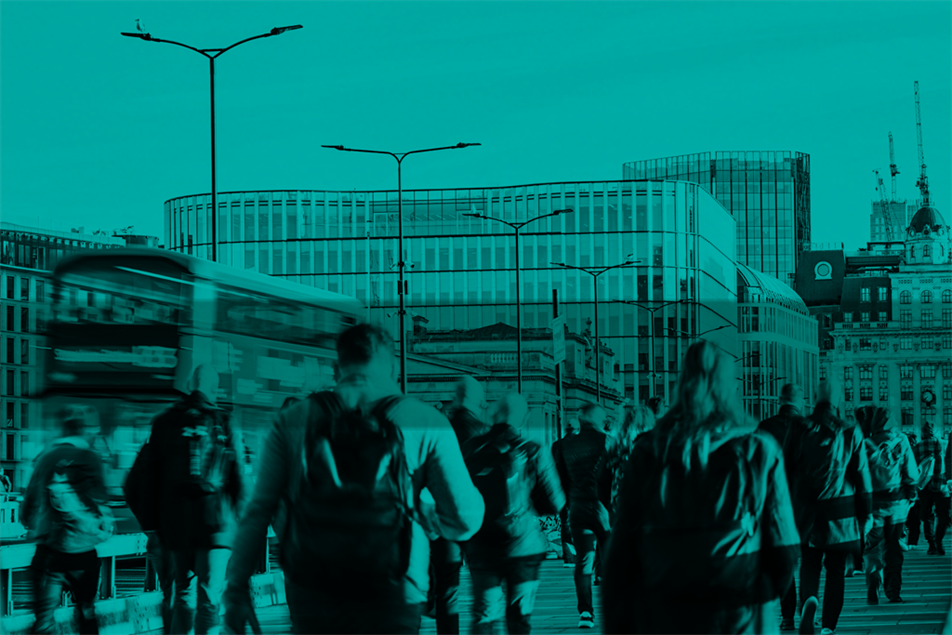 People walking in London