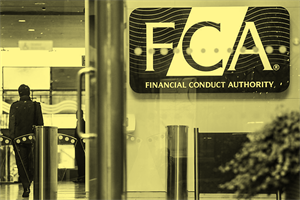 Entrance to the Financial Conduct Authority offices in London